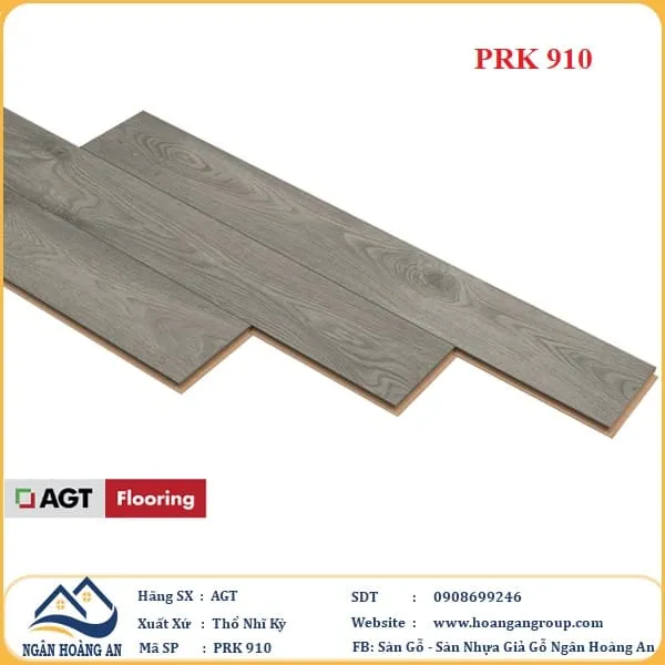 Sàn Gỗ Công Nghiệp AGT Effect PRK910 12mm